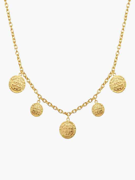 Golden Hojas Necklace