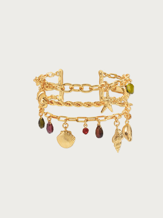 Coral Dancer Charm Bracelet