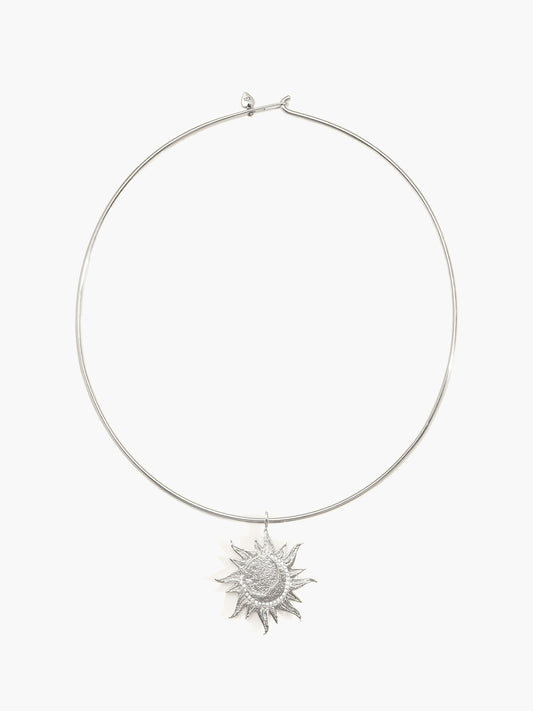 Astra Choker Necklace in Silver