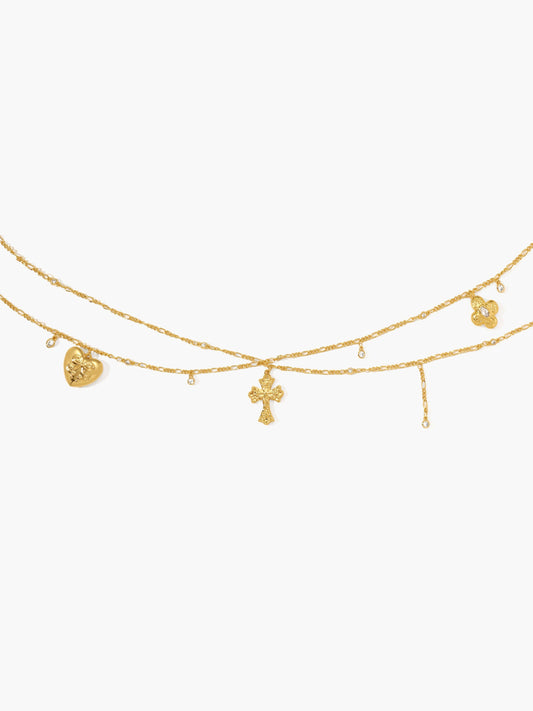 Sweet Girl Body Chain in Gold