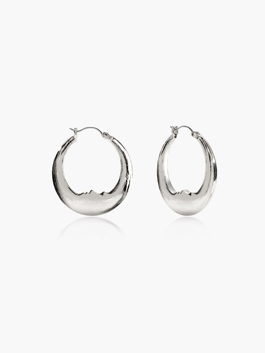 Luna Earrings in Silver