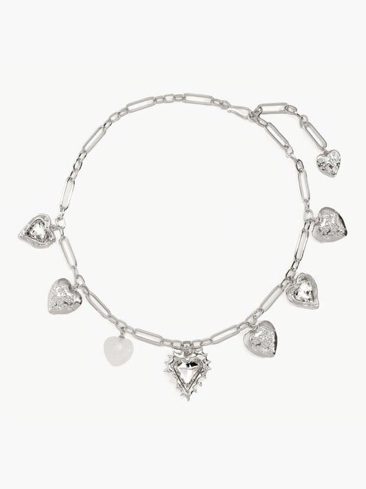 Love Language Necklace in Silver