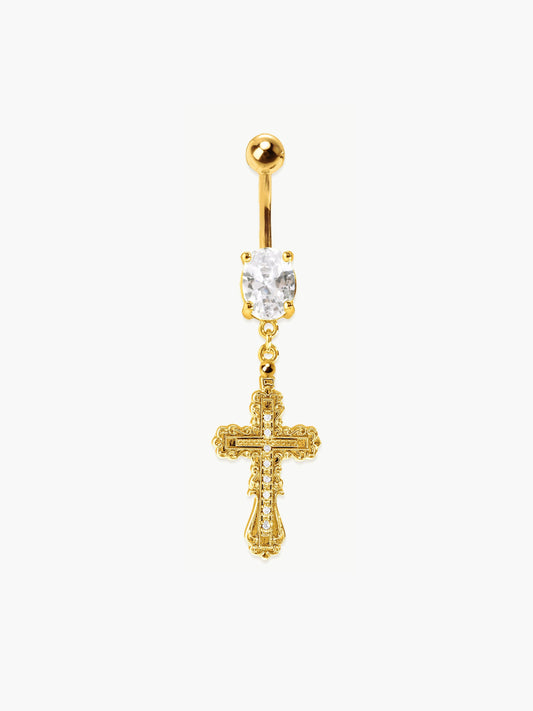 Everette Cross Belly Ring