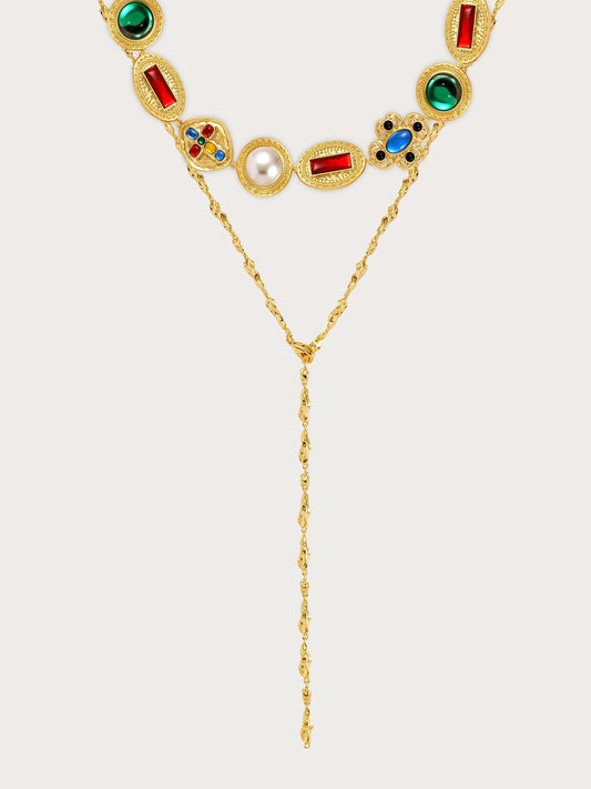 Reya Clusters Necklace Set